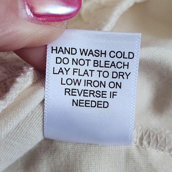 Altar'd State NWT Ivory Strapless Tube Top, Lace Overlay, Tie Bow, Small - Picture 7 of 9